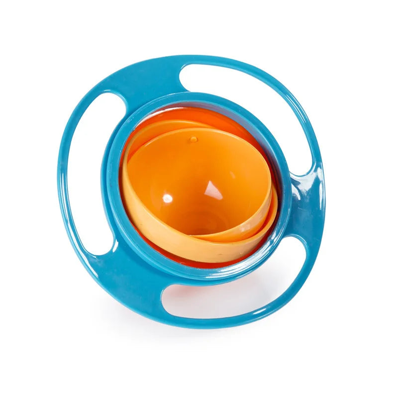 Kids Universal Gyro Bowl 360 Rotate Spill-Proof Practical Design Children Rotary Balance Solid Feeding Dishes Plate Tableware