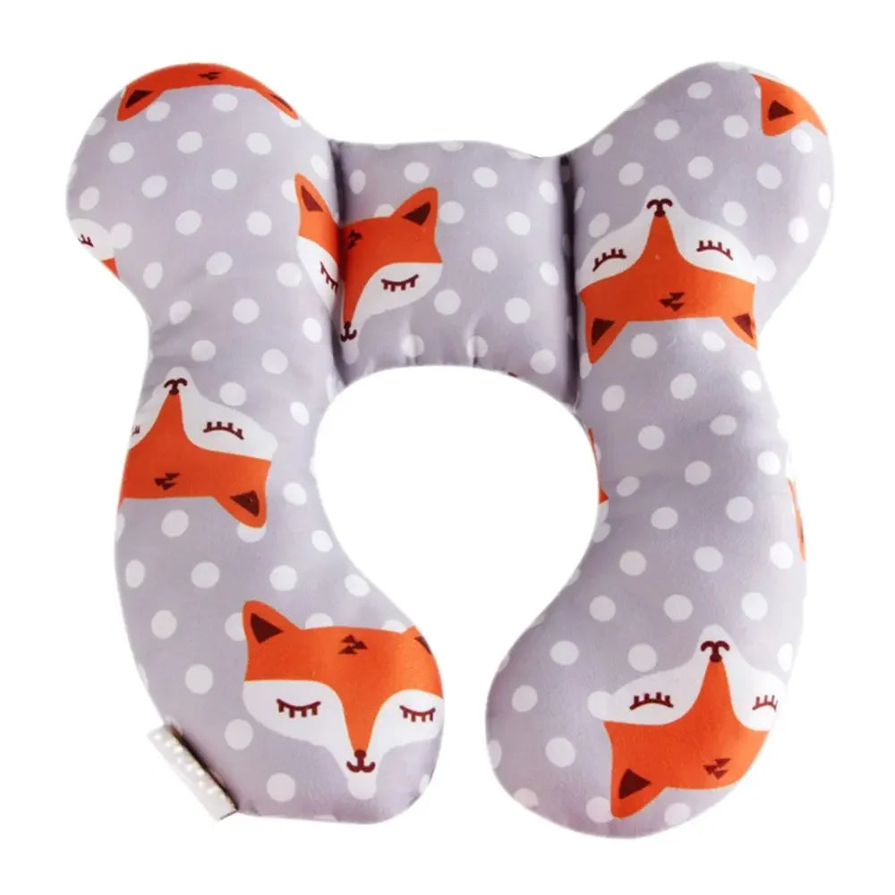Coussin de protection pour la tête et le cou de siège de voiture Oreiller de soutien de cou doux Coussin de protection de la tête pour enfants en forme de U